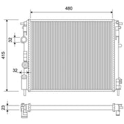 Valeo Engine Radiator 732523