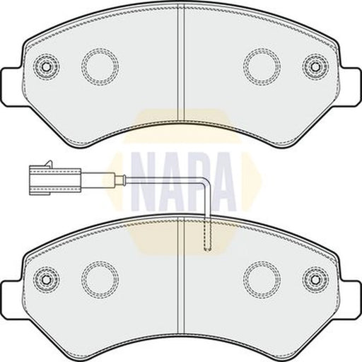 NAPA Front Brake Pad Set NBP1687