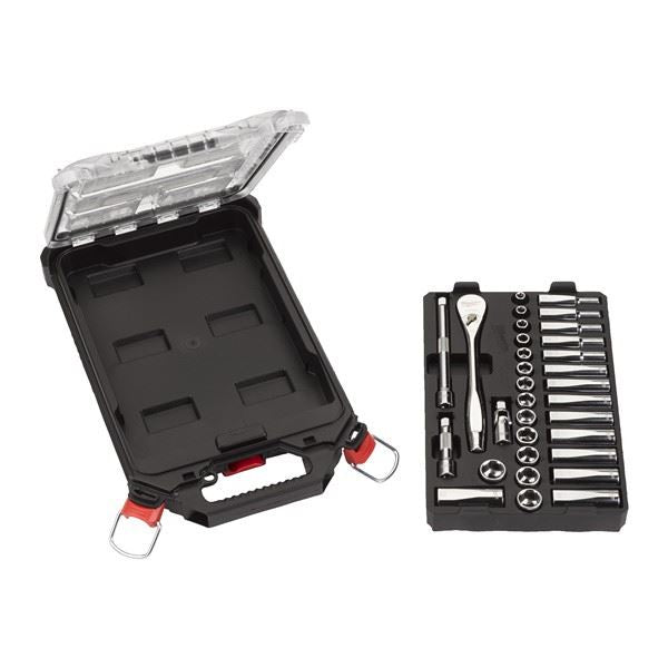 Milwaukee Packout 3/8Dr Metric Socket Set 32P 4932478813 Milwaukee - Dynamic Drive