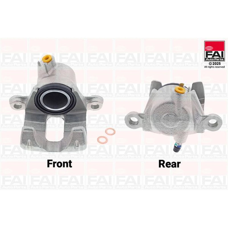 FAI Brake Caliper Assembly Rear Right fits Toyota Land Cruiser 2011 on 3.0