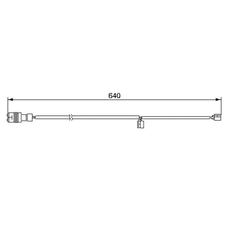 Bosch Brake Pad Wear Sensor Rear 1 987 474 982