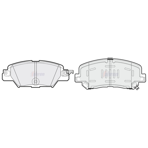 Fahren Front & Rear Pads fits Mazda CX-5 2011-2024 2.0 2.2 2.5