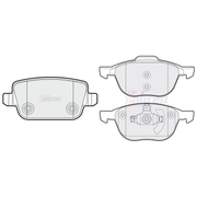 Fahren Front & Rear Pads fits Ford Kuga I 2008-2012 2.0 2.5