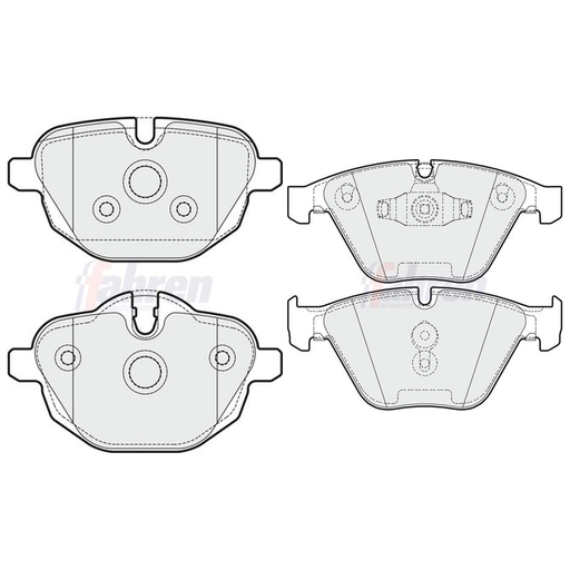 Fahren Front & Rear Pads fits BMW Z4 Roadster 2009-2016