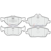 Fahren Front & Rear Pads fits BMW 1 2006-2013