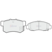 Fahren Front & Rear Pads fits Honda Civic VII 2001-2005 1.6 2.0