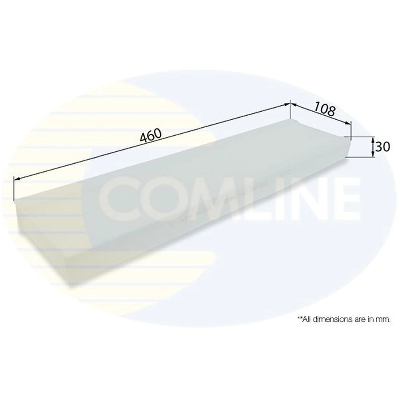 Comline Cabin Air Filter (Pollen Filter) fits Mini Mini 2001-2008