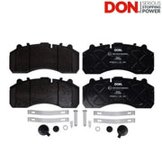 DON Front Brake Pad Set fits Alexander Dennis Enviro200 2004-2015