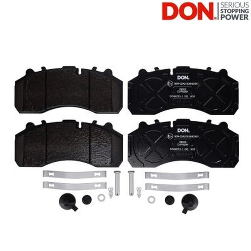 DON Front Brake Pad Set fits Alexander Dennis Enviro200 2004-2015