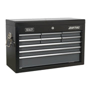 Sealey Topchest 9 Drawer with Ball-Bearing Slides Black/Grey AP2509B Sealey - Dynamic Drive