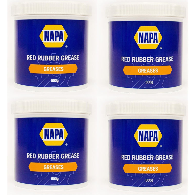 4x NAPA Red Rubber Grease Brake Caliper Pistons & Hydraulic Systems 500g NAPA - Dynamic Drive