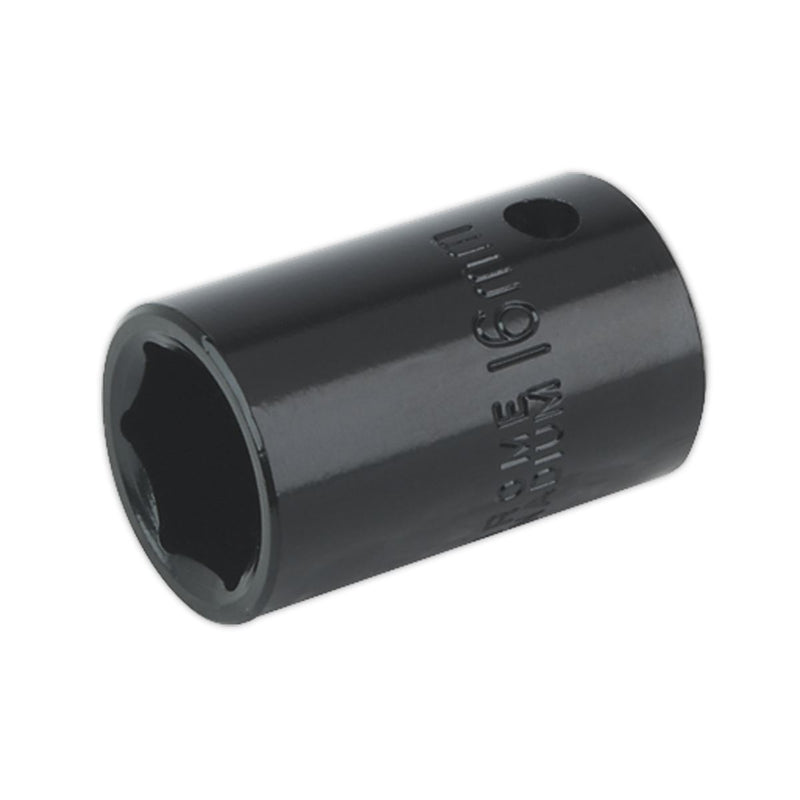 Sealey Impact Socket 16mm 1/2"Sq Drive IS1216 Sealey - Dynamic Drive