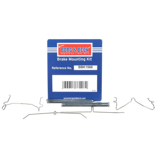 Borg & Beck Front Brake Pad Accessory Fitting Kit Fr BBK1588