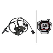 Hella ABS Wheel Speed Sensor Front fits Toyota Rav 4 III 2005-2013 2.0 2.2 2.4