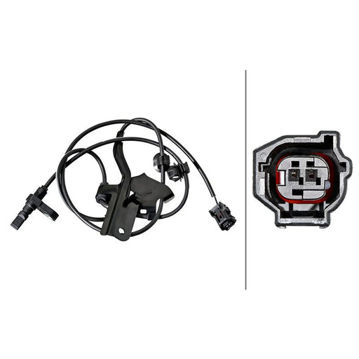 Hella ABS Wheel Speed Sensor Front fits Toyota Rav 4 III 2005-2013 2.0 2.2 2.4