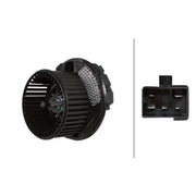 Hella Heater Blower Fan Front fits Audi A3 2003-2013 1.2 1.4 1.6 1.8 1.9 2.0