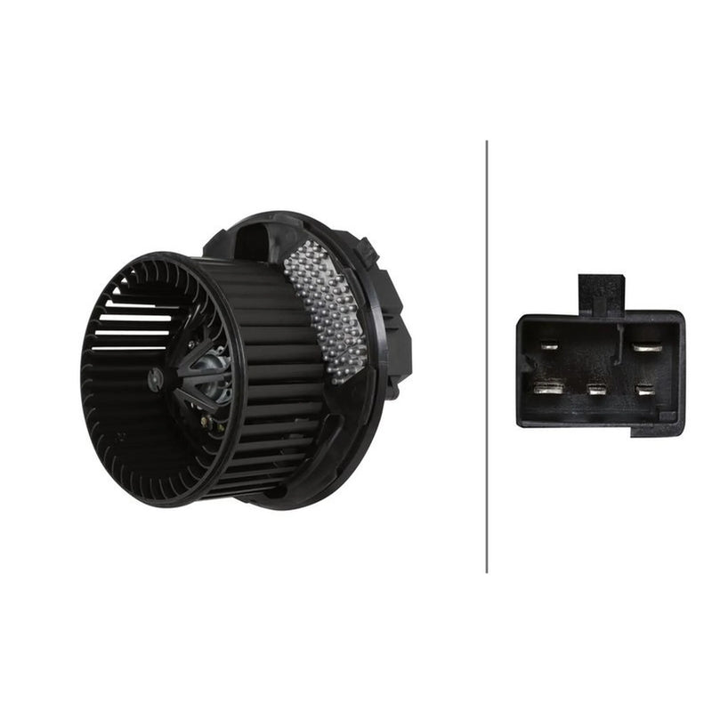 Hella Heater Blower Fan Front fits Audi A3 2003-2013 1.2 1.4 1.6 1.8 1.9 2.0
