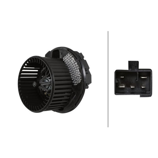 Hella Heater Blower Fan Front fits Audi A3 2003-2013 1.2 1.4 1.6 1.8 1.9 2.0