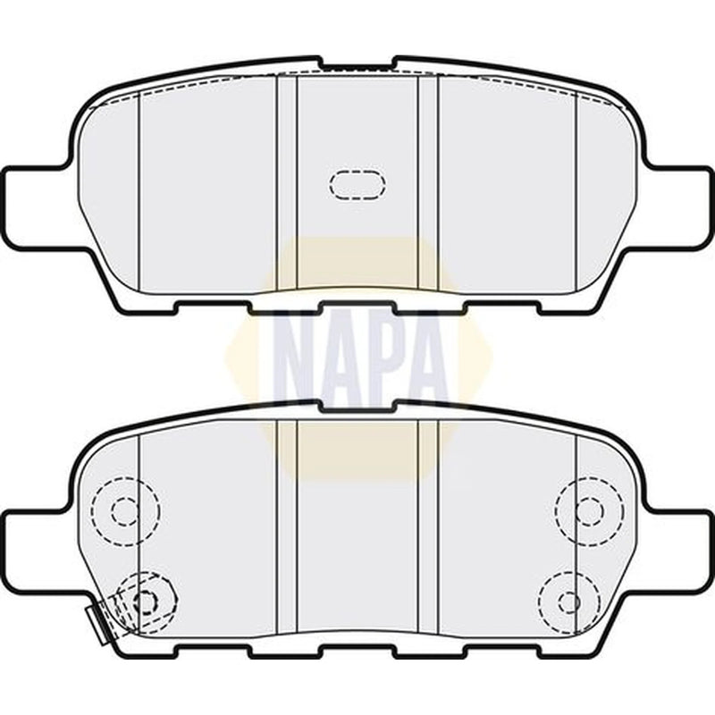 NAPA Front & Rear Brake Discs & Pads fits Renault Koleos I 2008 on 2.5