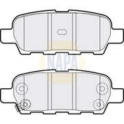 NAPA Rear Brake Solid Discs & Pads fits Nissan Cube 2003-2008 1.4 1.5