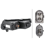 Hella Front Right Fog Light P21W fits VW Polo V 2009-2022