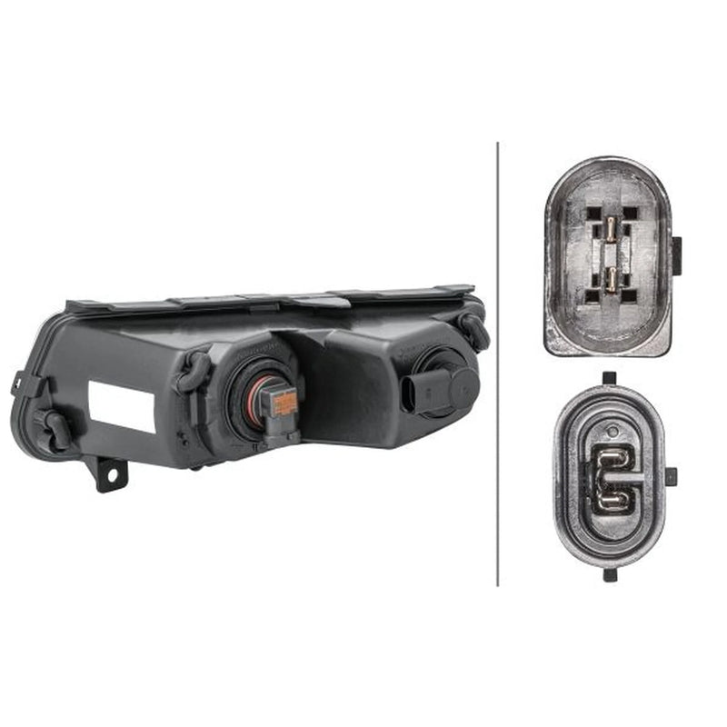 Hella Front Right Fog Light P21W fits VW Polo V 2009-2022