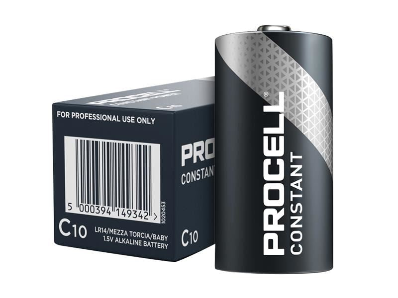 Duracell C Cell PROCELL® Alkaline Constant Power Industrial Batteries (Pack 10) Duracell - Dynamic Drive