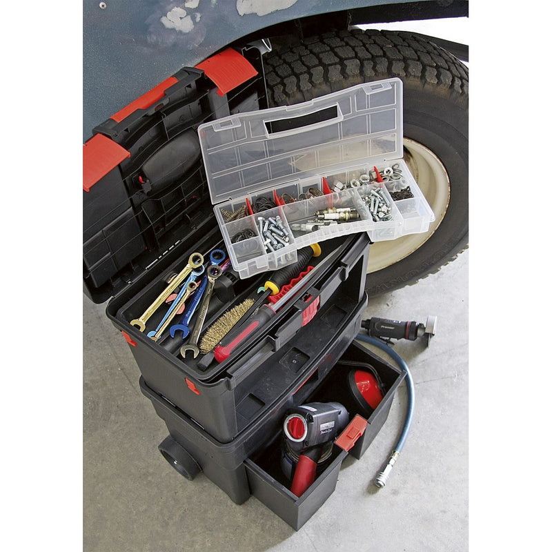 Sealey Mobile Tool Chest with Tote Tray & Removable Assortment Box AP850 Sealey  - Dynamic Drive