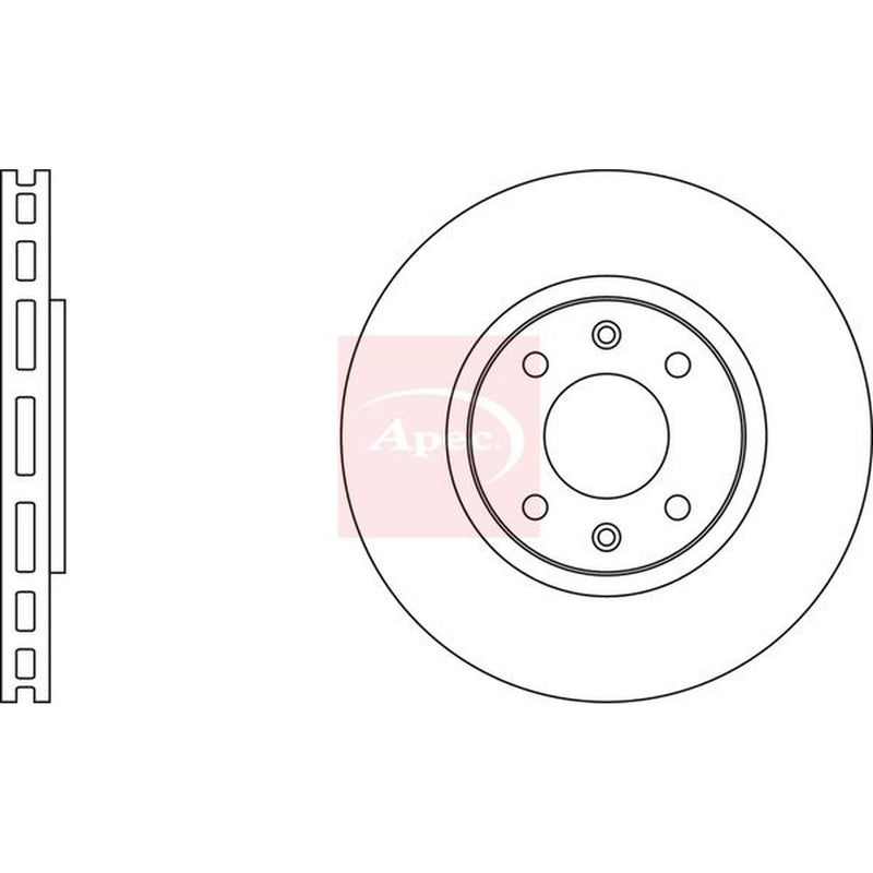 Apec Front Vented & Rear Vented Brake Discs & Pads fits Peugeot 2008 II 2019 on