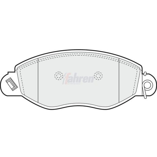 Fahren Front Brake Pad Set FBP3051