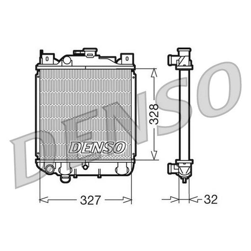 Denso Engine Radiator fits Suzuki Swift 1984-2005 1.0 1.3
