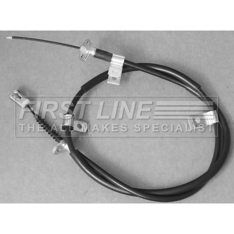 First Line Handbrake Cable Right Rear fits Nissan Navara 1998-2001 2.5