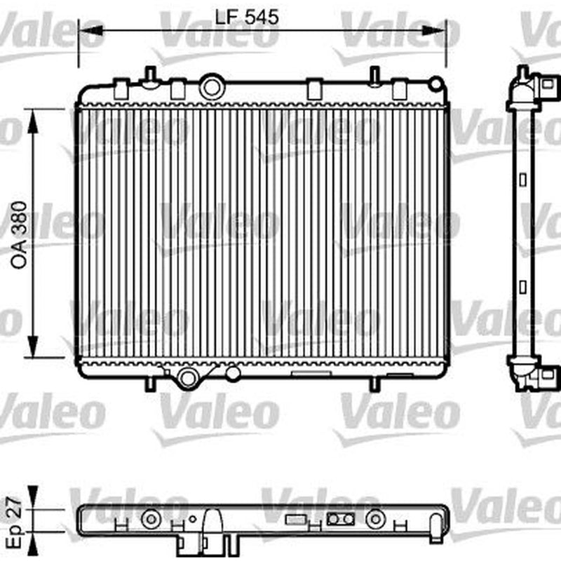 Valeo Engine Radiator 734423