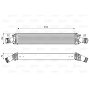 Valeo Intercooler (Charge Air Cooler) 818654