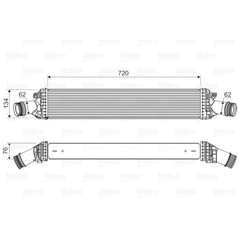 Valeo Intercooler (Charge Air Cooler) 818654