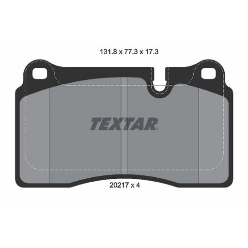 Textar Front Brake Pad Set 2021701