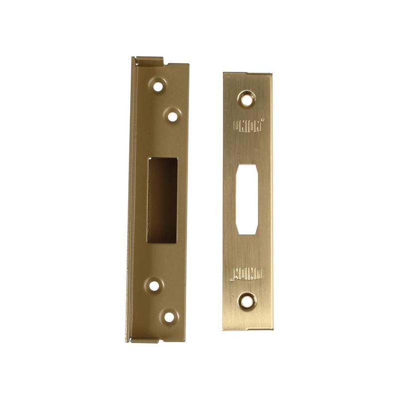 Union StrongBOLT 2100 Mortice Deadlock Rebate Kit 13mm Polished Brass Box UNION - Dynamic Drive