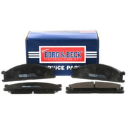 Borg & Beck Front Brake Vented Discs & Pads fits Nissan Pick Up 1992-1998 2.4