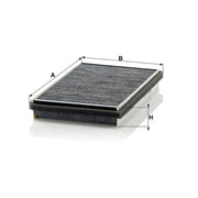 MANN-FILTER Cabin Air Filter (Pollen Filter) Eng.compart. pas fits Fiat Multipla