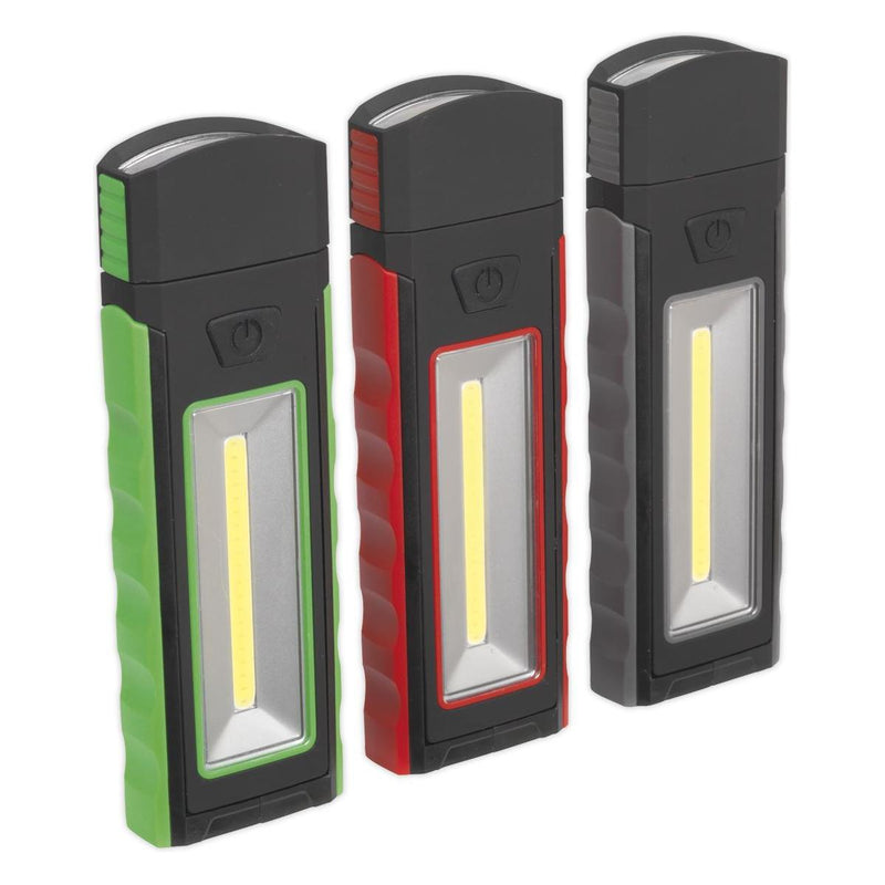 Sealey Magnetic Pocket Light 3W + 0.5W COB LED Display Box of 12 LED4101DB Sealey - Dynamic Drive