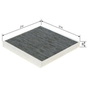 Bosch Cabin Air Filter (Pollen Filter) fits Smart Fortwo 2007-2013