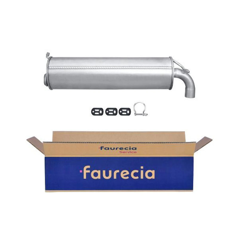Hella End Silencer Rear fits Citroën Zx 1991-1997 1.1 1.4 1.6 1.8 1.9