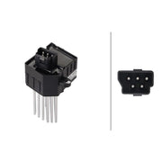 Hella Heater Blower Regulator 5HL 366 410-561