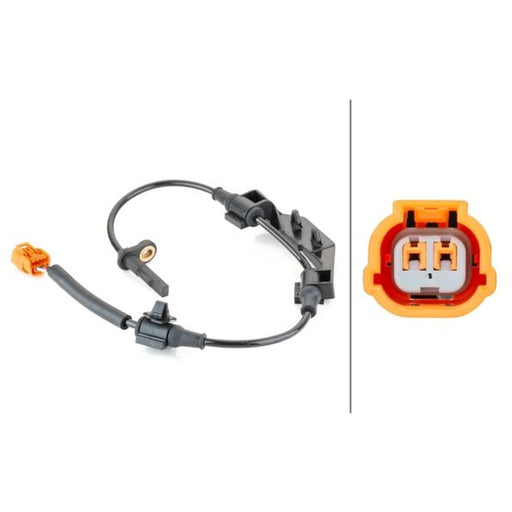 Hella ABS Wheel Speed Sensor Rear fits Honda Cr-V 2001-2007 2.0 2.2