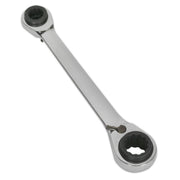 Sealey Ratchet Ring Spanner 4-in-1 Reversible Metric S0983 Siegen by Sealey - Dynamic Drive