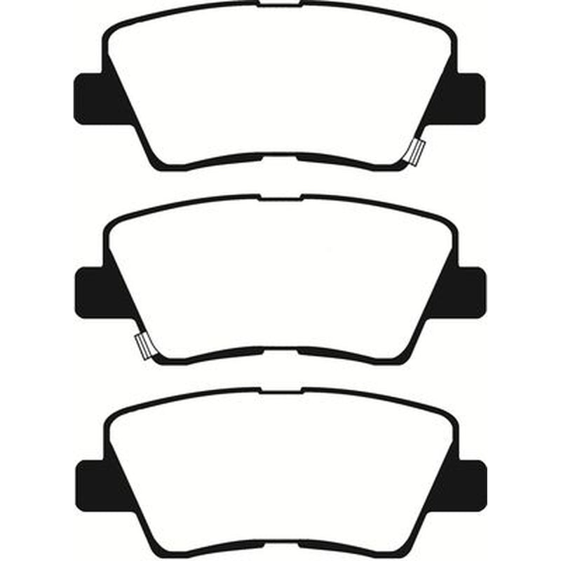 Abtex Front & Rear Pads fits Hyundai I10 II 2013-2019 1.0