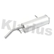 Klarius Box With Tail Pipe Rear fits Citroën C2 2003-2012 1.1