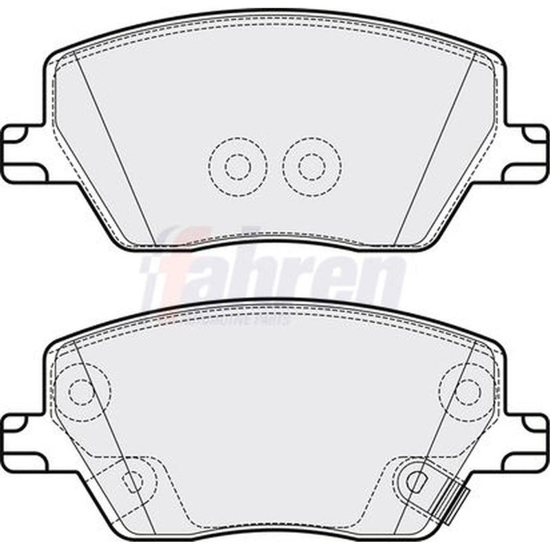Fahren Front Brake Pad Set FBP3787