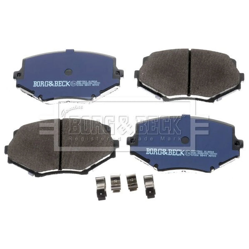 Borg & Beck Front & Rear Brake Discs & Pads fits Mazda MX-5 1993-1998 1.8