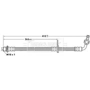 Borg & Beck Brake Hydraulic Hose Line Front Right BBH7280